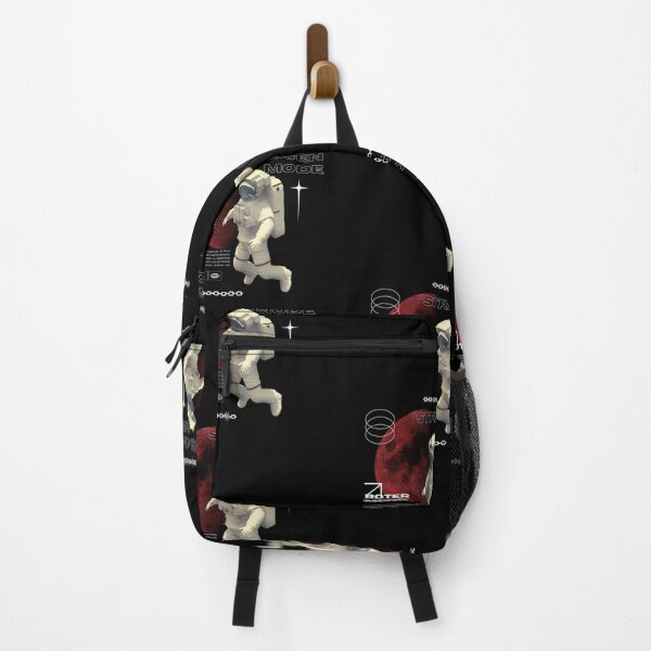 Item preview, ROTER MOND | Astronaut Illustration | Black Background designed and sold by RM-Journey.