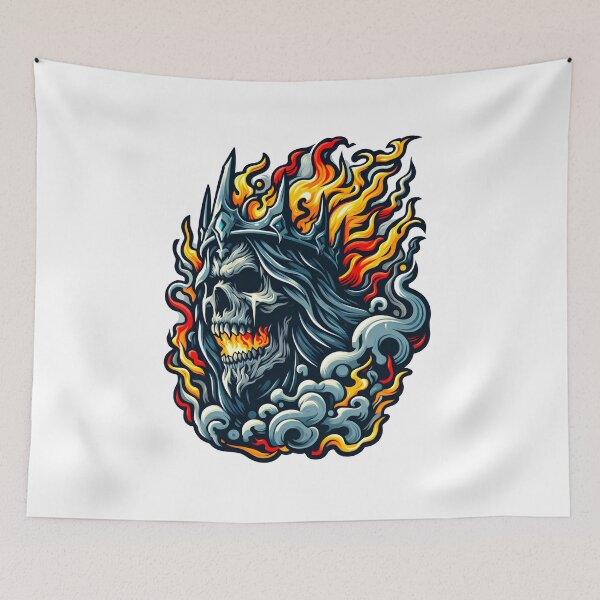 Item preview, King Skull Ghost Eye Fire designed and sold by SimpleP.