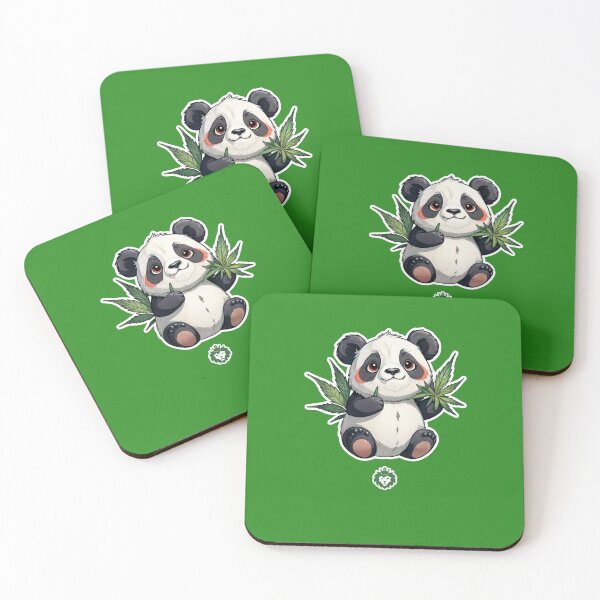 Item preview,  Weed cute panda designed and sold by GreenKingShop.