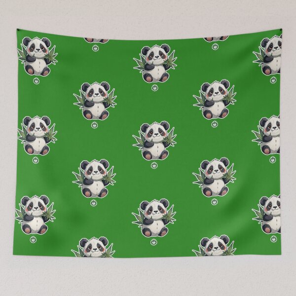 Item preview,  Weed cute panda designed and sold by GreenKingShop.