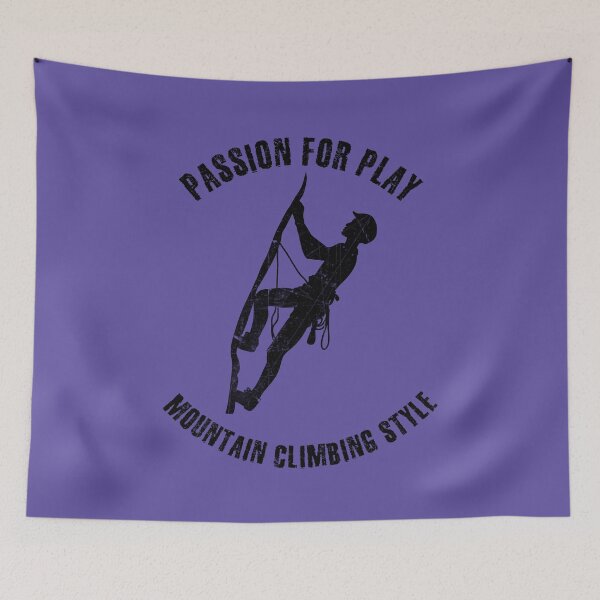 Item preview, Black silhouette of climber designed and sold by HarridanCreates.