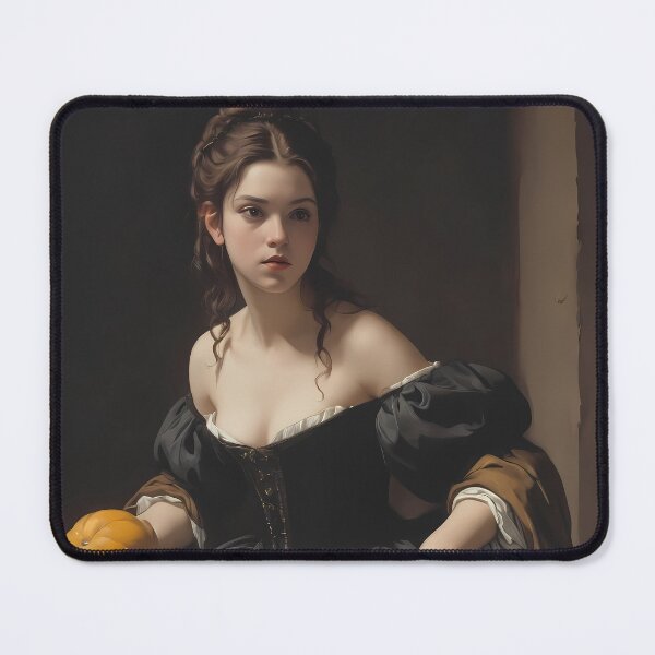 Item preview, The Enigmatic Lady with a Pumpkin: A Vintage Mystery designed and sold by Patriot Artyfact.