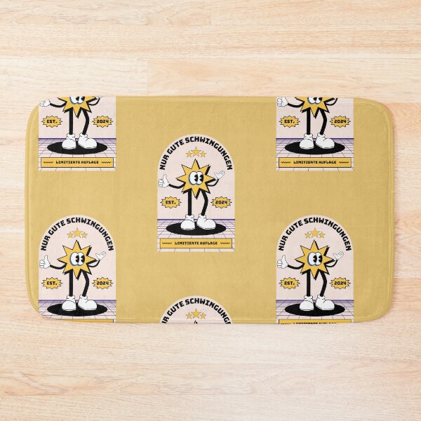 Item preview, Nur gute Schwingungen | Yellow Background designed and sold by RM-Journey.
