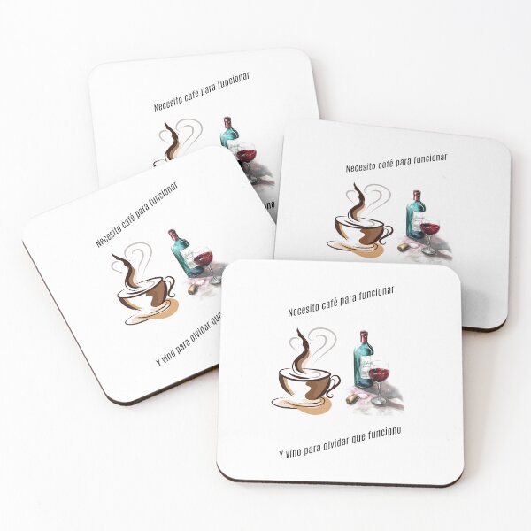 Item preview, Necesito café para funcionar. Y vino para olvidar que funciono. designed and sold by Collection de trésors .