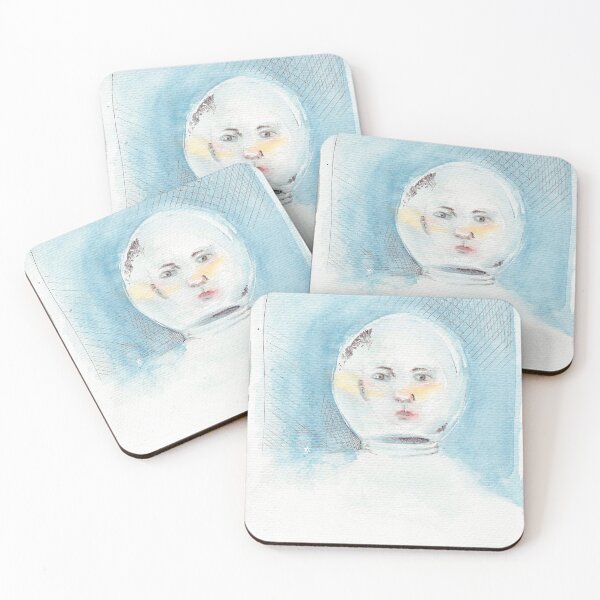 Item preview, watercolor astronaut designed and sold by AJHR.