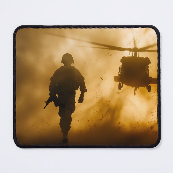 Item preview, Military Helicopter Dustoff in Golden Hour designed and sold by Asymoney.