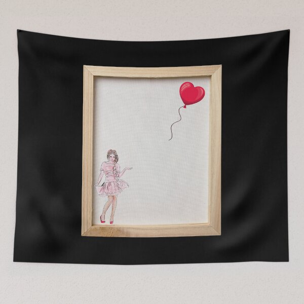 Item preview, Banksy Girl with Balloon designed and sold by Imagin8Graphic.