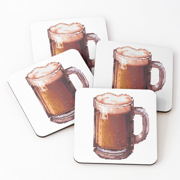 Item preview, Beer Mug -Retro pixel art designed and sold by octoboobs.
