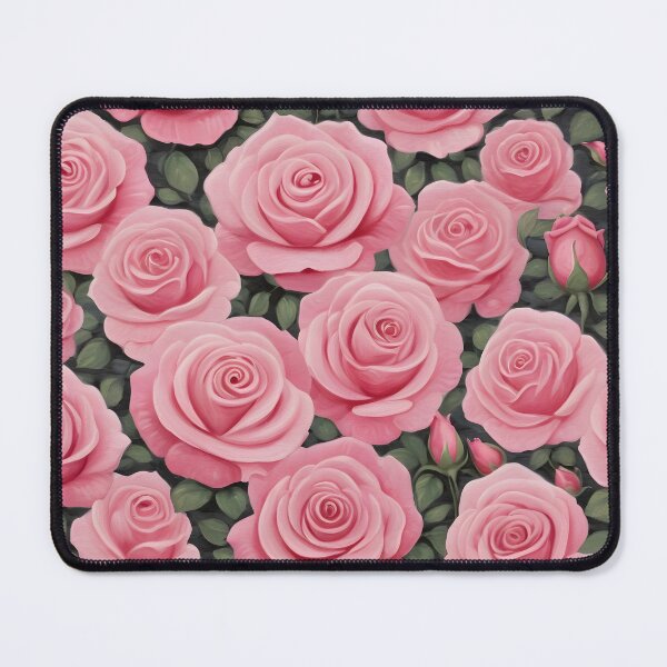 Item preview, Pink rose floral pattern designed and sold by perlphoto.