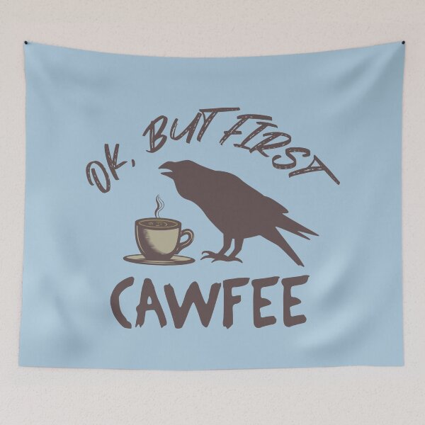 Item preview, OK But First Cawfee Coffee  designed and sold by NosandEdgy.