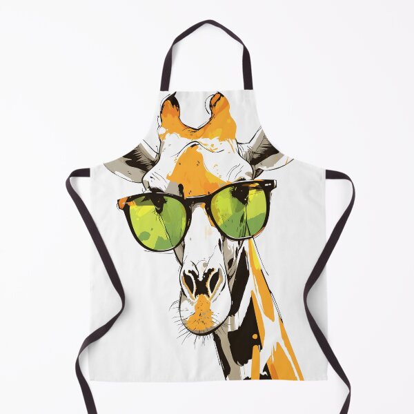 Artikelvorschau, Funny Giraffe With Glasses entworfen und verkauft von CoolMantras.