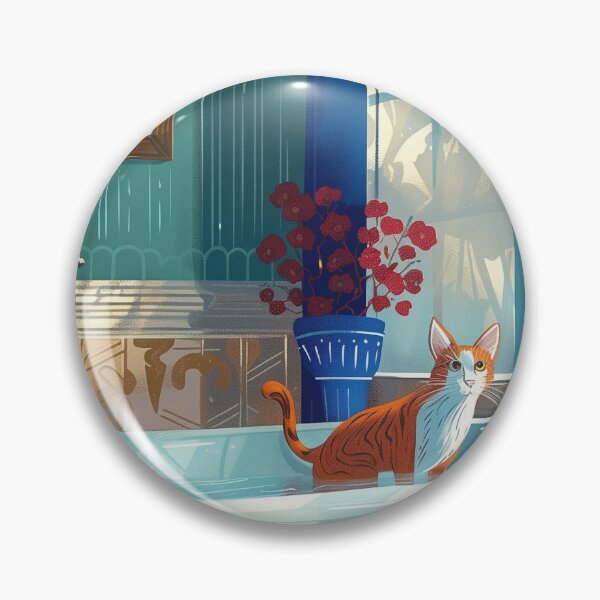 Item preview, cat in the bath tub designed and sold by PricklyPeanut.