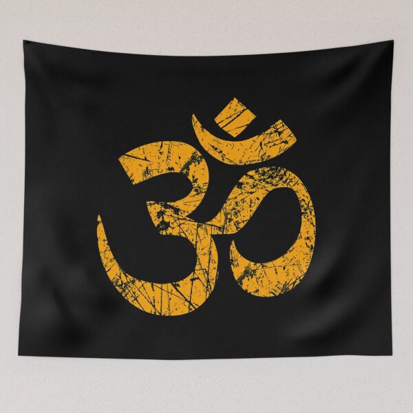 Item preview, Om Yoga Spiritual Symbol In Distressed Style designed and sold by Timothcintyre.