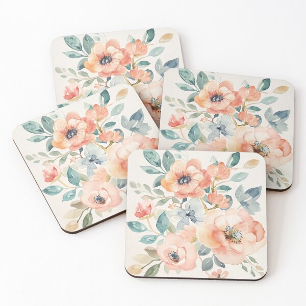 Item preview, Dreamy watercolor florals with a touch of vintage charm and Romance designed and sold by clecticuk.