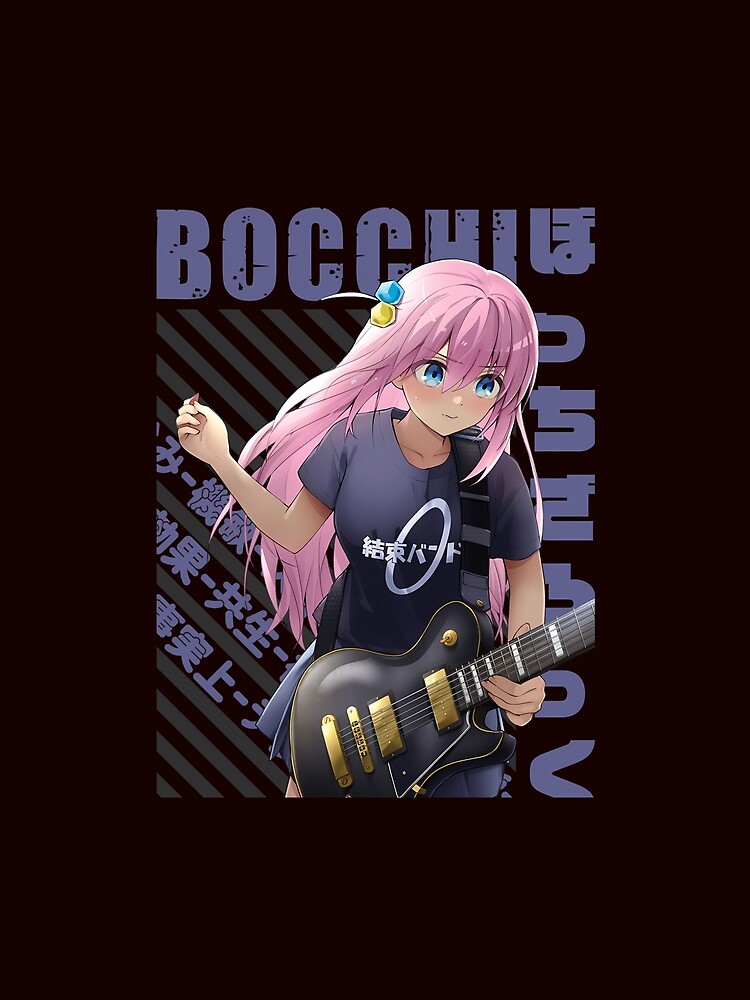 Aperçu 5 sur 5. T-shirt graphique avec l'œuvre Bocchi Le Rocher - Hitori Gotou créée et vendue par StephaMckinley.