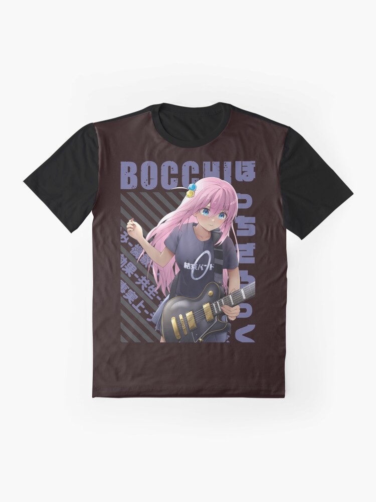 Aperçu 4 sur 5. T-shirt graphique avec l'œuvre Bocchi Le Rocher - Hitori Gotou créée et vendue par StephaMckinley.