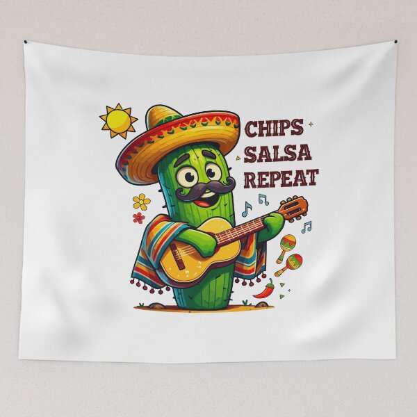 Item preview, Funny Sombrero and Cactus Cinco De Mayo Mexican Celebration Gift designed and sold by JUSTBEELEGANT.