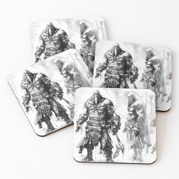 Item preview, Barbarian Warrior Character Concept Art designed and sold by Asymoney.