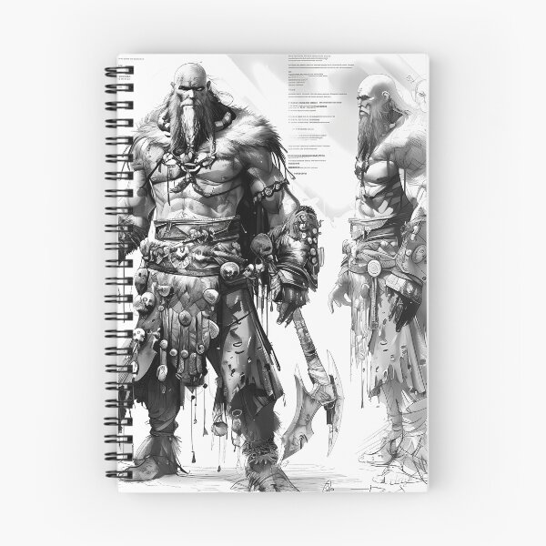 Item preview, Barbarian Warrior Character Concept Art designed and sold by Asymoney.