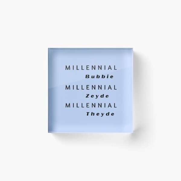 Item preview, Millennial Bubbie, Zeyde & Theyde designed and sold by Devon Spier.