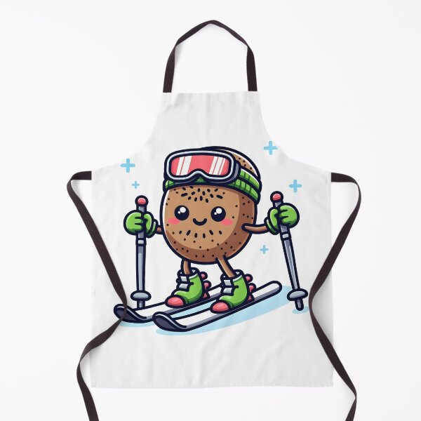 Item preview, Kawaii Kiwi With Skiing Gear designed and sold by CanvasCutie.