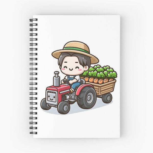 Item preview, Kawaii Farmer With Garden Gloves designed and sold by CanvasCutie.