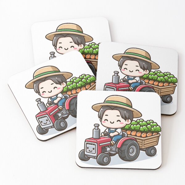 Item preview, Kawaii Farmer With Garden Gloves designed and sold by CanvasCutie.