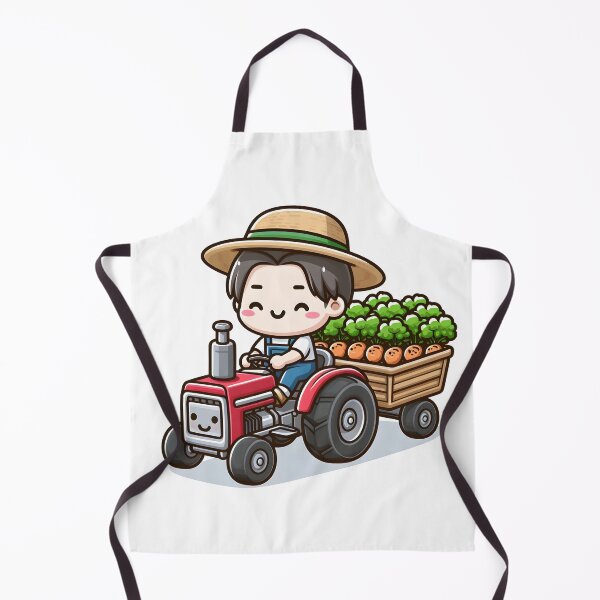 Item preview, Kawaii Farmer With Garden Gloves designed and sold by CanvasCutie.
