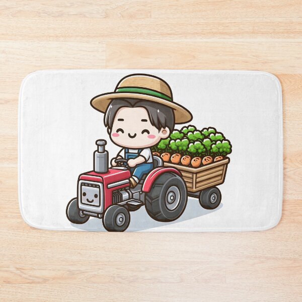 Item preview, Kawaii Farmer With Garden Gloves designed and sold by CanvasCutie.