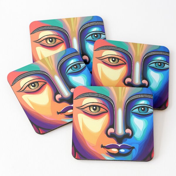 Item preview, Vibrant Colorful budha Poster Art Print, Wall Art Decoration Artwork designed and sold by Proartyst 's.