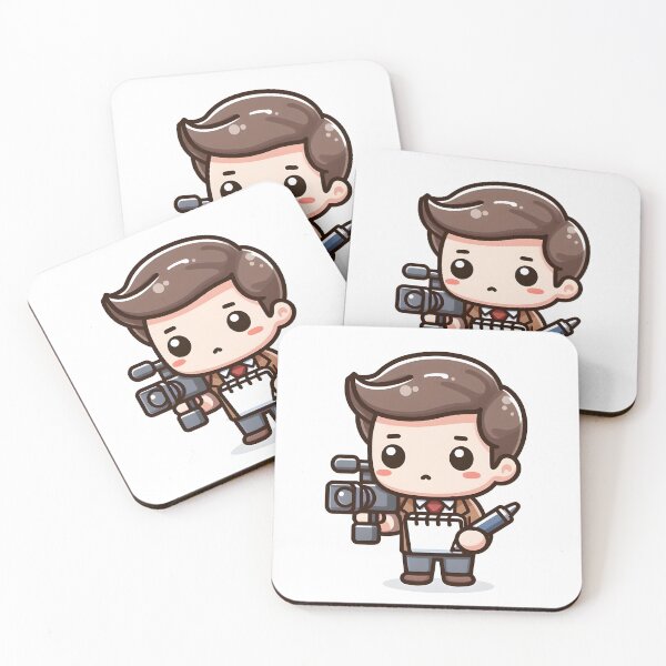 Item preview, Kawaii Journalist: A Notepad And Pen designed and sold by CanvasCutie.