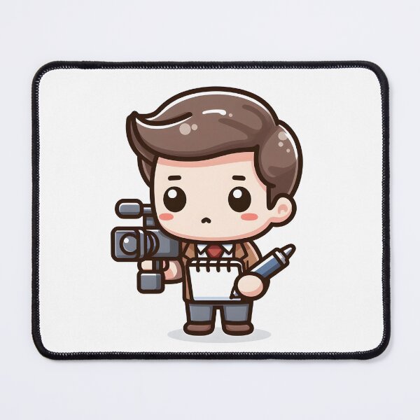 Item preview, Kawaii Journalist: A Notepad And Pen designed and sold by CanvasCutie.