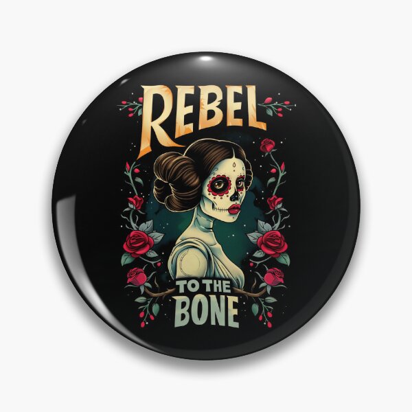 Item preview, Rebel to the Bone - Day of the Dead - Scifi designed and sold by Fenay Designs.