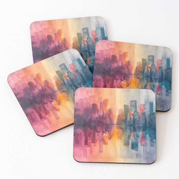 Item preview, Colorful Cityscape designed and sold by MNSY.