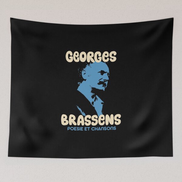 Item preview, Georges Brassens Tribute Design - Poetry et Chansons designed and sold by Boogosh.