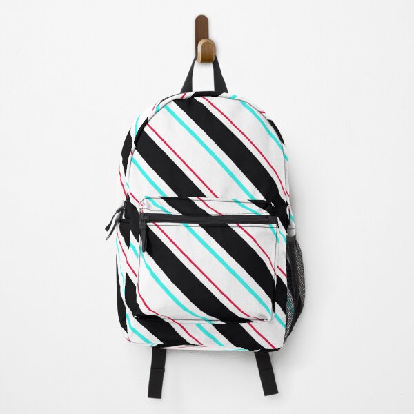 Item preview, Black And White Diagonal Stripes Pattern Design designed and sold by PatternTitan.