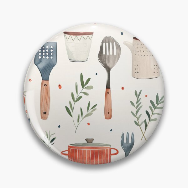 Item preview, kitchen flatlay designed and sold by PricklyPeanut.