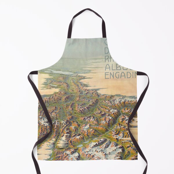 Item preview, Graubunden Switzerland Vintage Travel Poster designed and sold by cutesy.