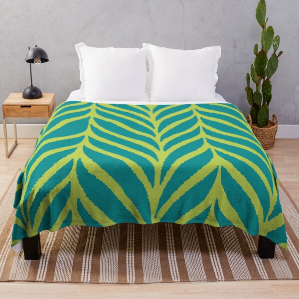 Item preview, Palm Leaves Pattern Turquoise and Green designed and sold by tonymagnerart.