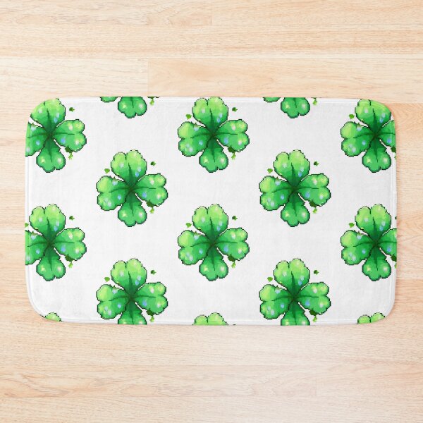 Item preview, Four leaf clover -Retro pixel art designed and sold by octoboobs.