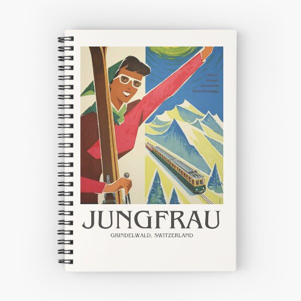 Item preview, Jungfrau Switzerland Vintage Travel designed and sold by cutesy.