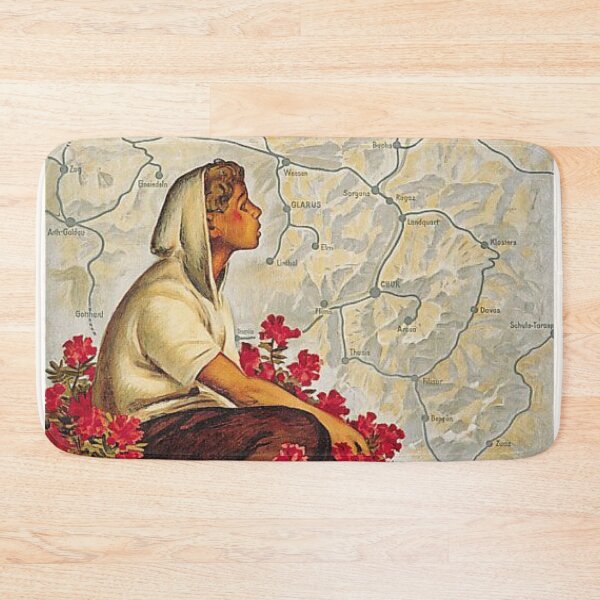 Item preview, Interlaken Switzerland Vintage Swiss Travel designed and sold by cutesy.