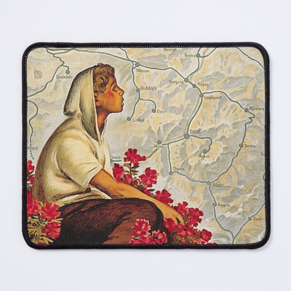Item preview, Interlaken Switzerland Vintage Swiss Travel designed and sold by cutesy.