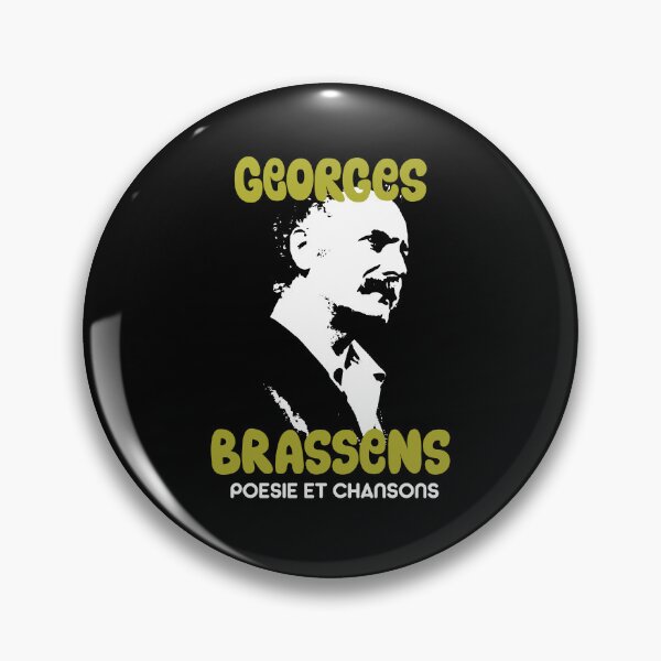 Item preview, Georges Brassens Tribute Design - Poetry et Chansons designed and sold by Boogosh.