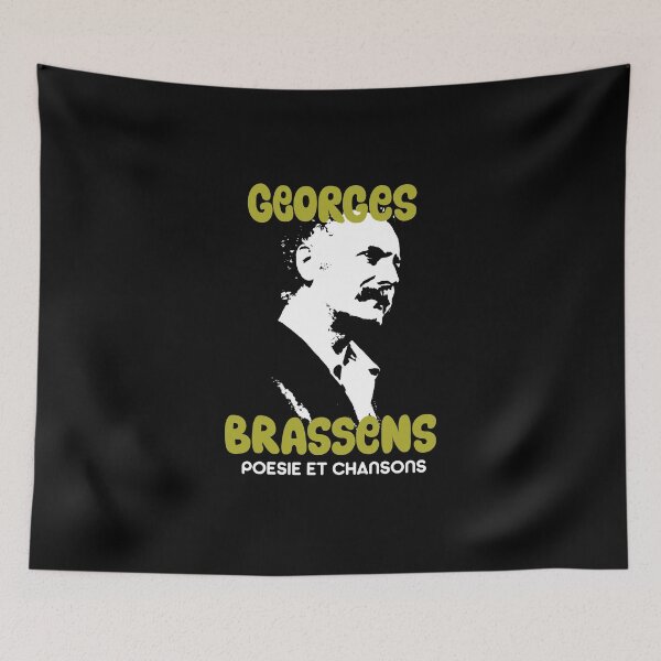 Item preview, Georges Brassens Tribute Design - Poetry et Chansons designed and sold by Boogosh.