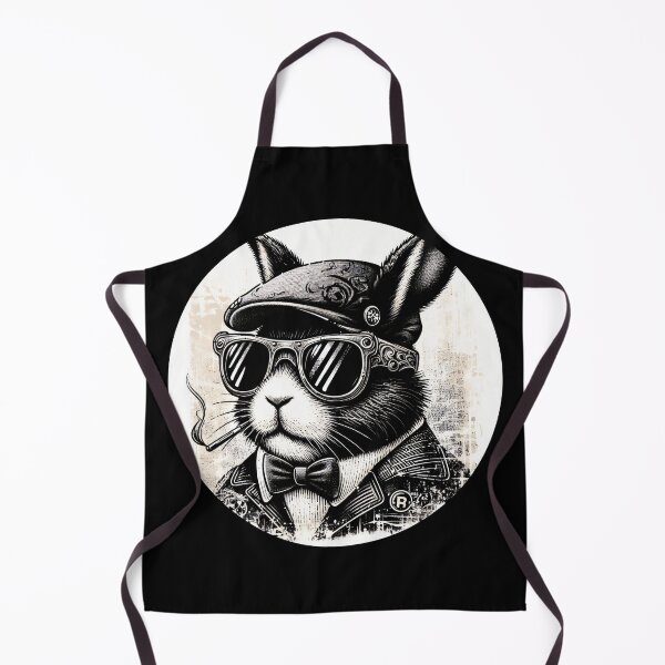 Aperçu de l'œuvre Bunny portant des lunettes de soleil et un chapeau créée et vendue par Mechanical-Artt.