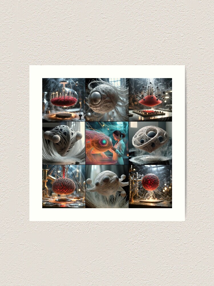 Thumbnail 1 of 3, Art Print, T-OMEGA-000 designed and sold by philjarry.