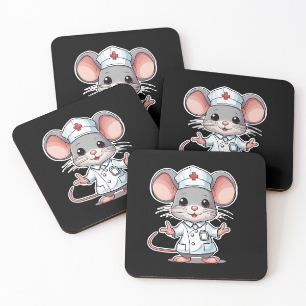 Item preview, Cute mouse nurse designed and sold by Culmika.