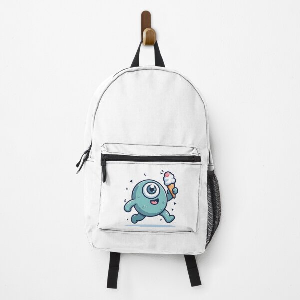 Item preview, Kawaii Jubilant Cyclops With Ice Cream Cone designed and sold by CanvasCutie.