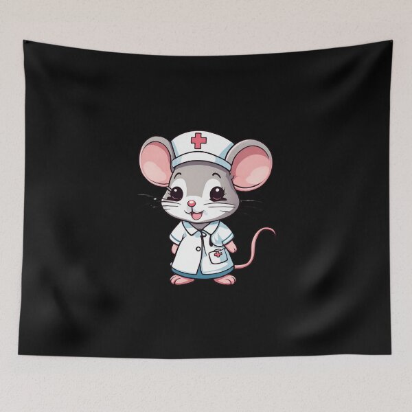 Item preview, Cute mouse nurse designed and sold by Culmika.